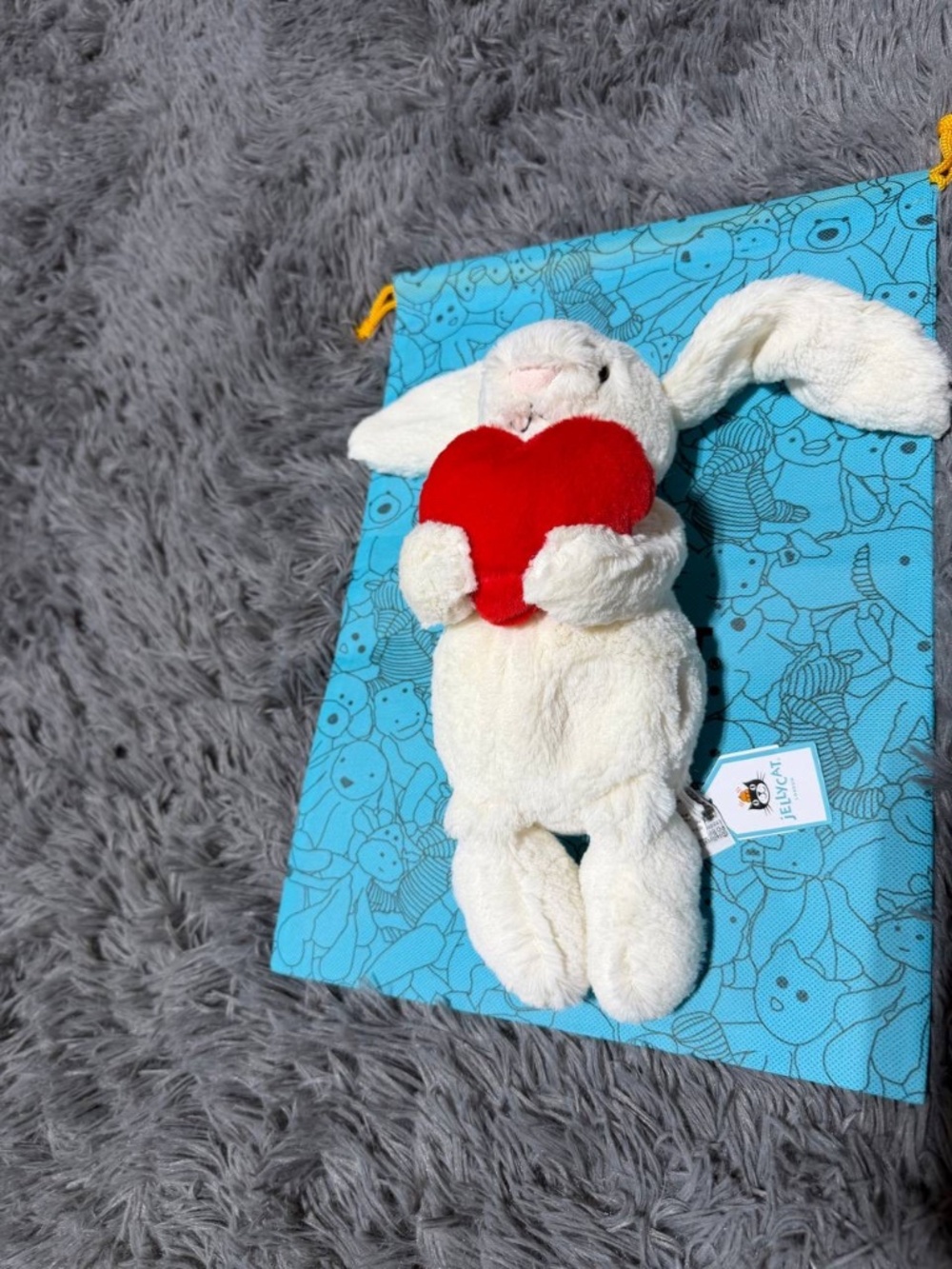 Jellycat Bashful Red Love Heart Bunny